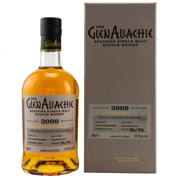 GlenAllachie 11 Jahre 2009-2020 Cask 3715 Sauternes Barrel 59,1%vol. 0,7l GlenAllachie 11 Jahre 2009-2020 Cask 3715 Sauternes Barrel 59,1%vol. 0,7l